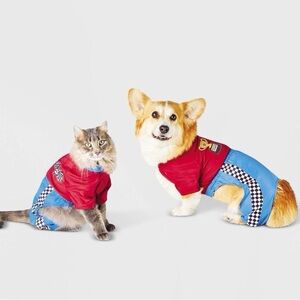 Race Car Driver Dog and Cat Pet Halloween Costume Hyde & EEK! Boutique XS-L
